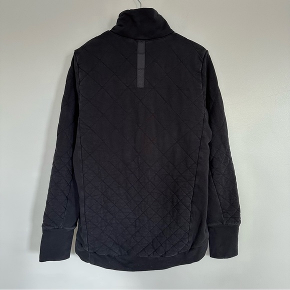 Lululemon Women's Forever Warm Quilted Quarter Zip Pullover Sweatshirt Size 10 - Picture 11 of 15